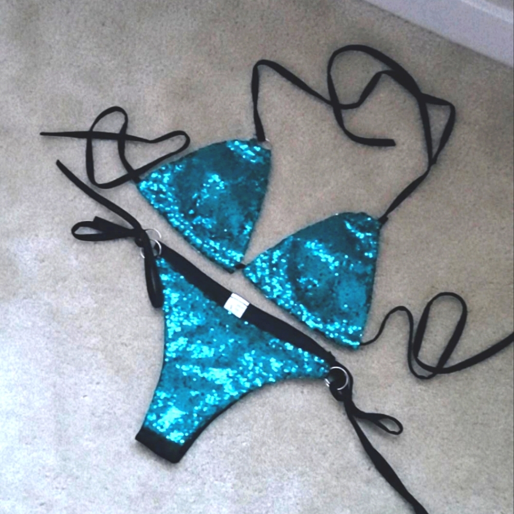 Blue Two Piece Bikini